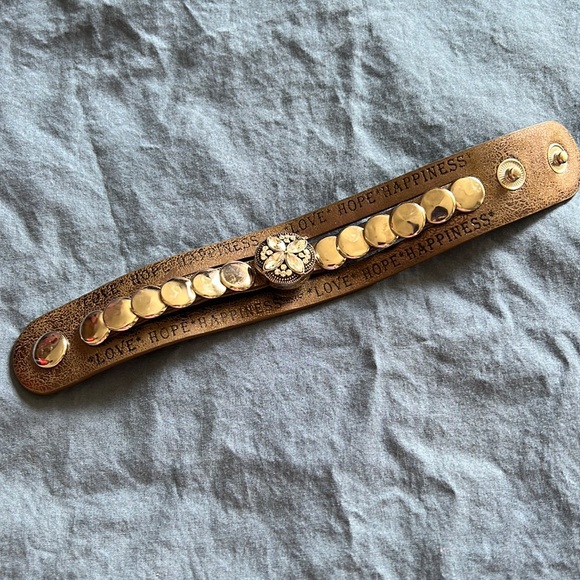 Ginger Snaps Jewelry Adjustable Ginger Snap Leather Bracelet Snap